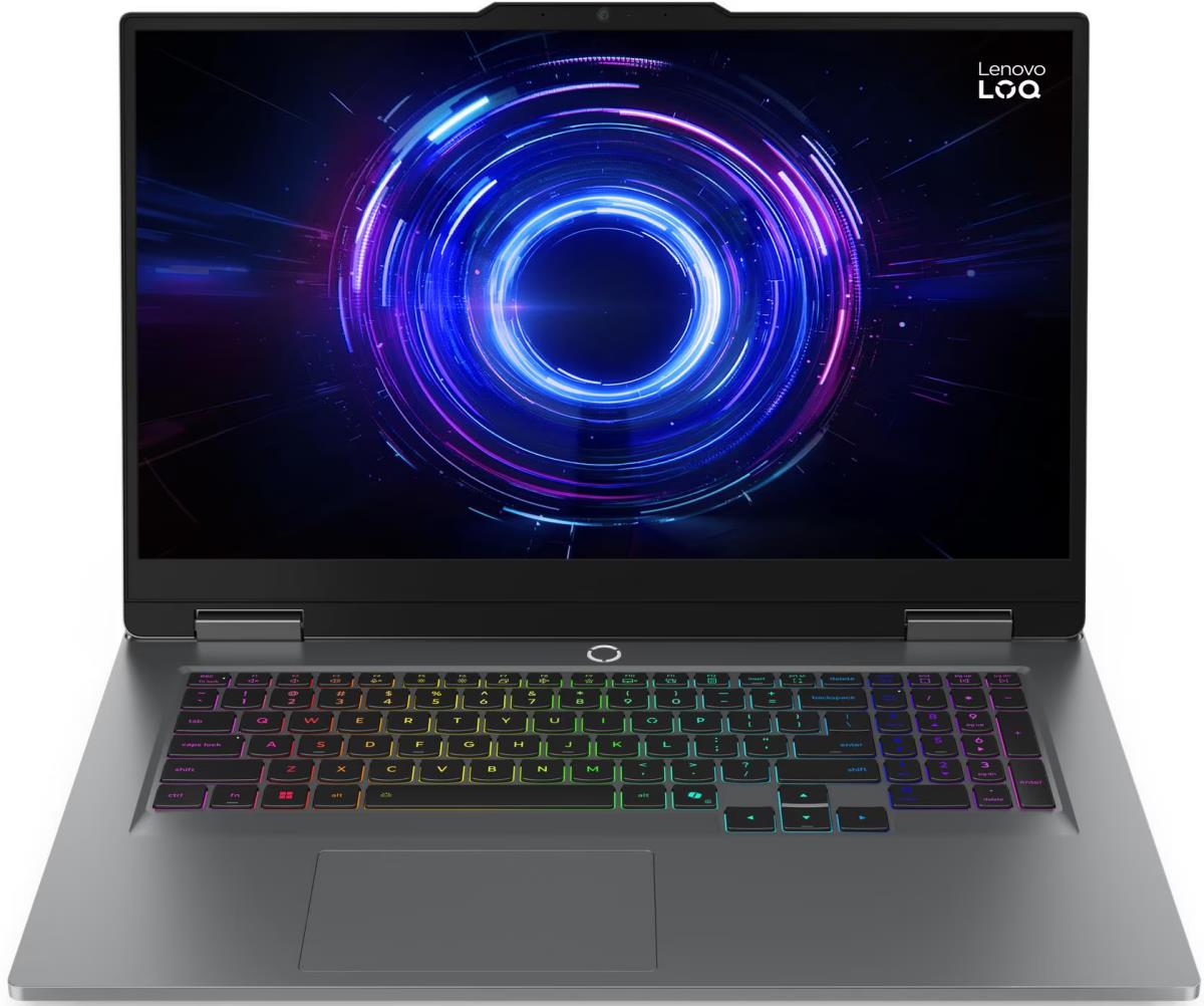 Изображение Ноутбук Lenovo LOQ 17IRX10 (Intel 13450HX 2400 МГц/ SSD 512 ГБ  /RAM 16 ГБ/ 17.3" 1920x1080/VGA дискретная/ Без ОС) (83JH0089RK)