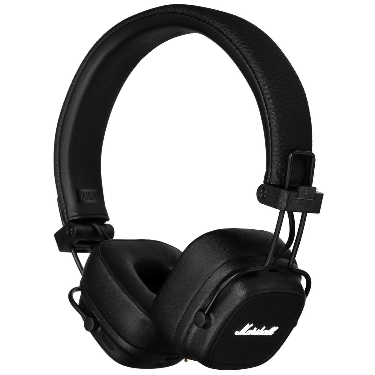 Изображение Bluetooth-гарнитура/наушники Marshall Major V On-Ear Wireless (черный)