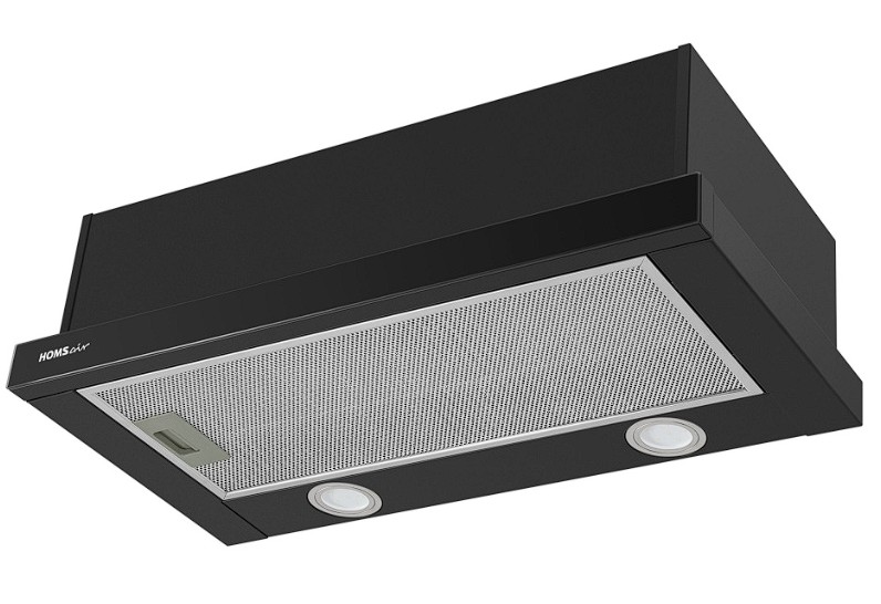 Изображение Встраиваемая вытяжка HOMSair FLAT 60 Glass (черный, )
