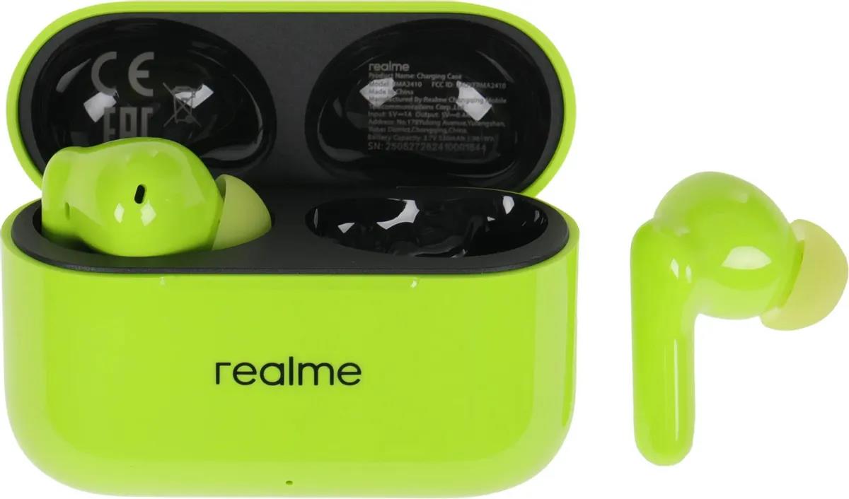 Изображение Bluetooth-гарнитура/наушники Realme Buds T200 (фиолетовый)