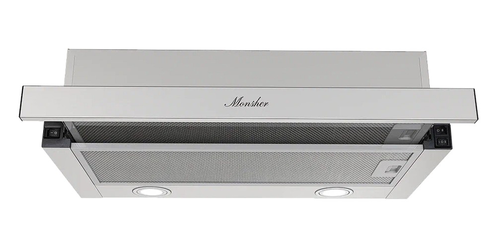 Изображение Встраиваемая вытяжка MONSHER Loin 60 Acier (нержавеющая сталь, )