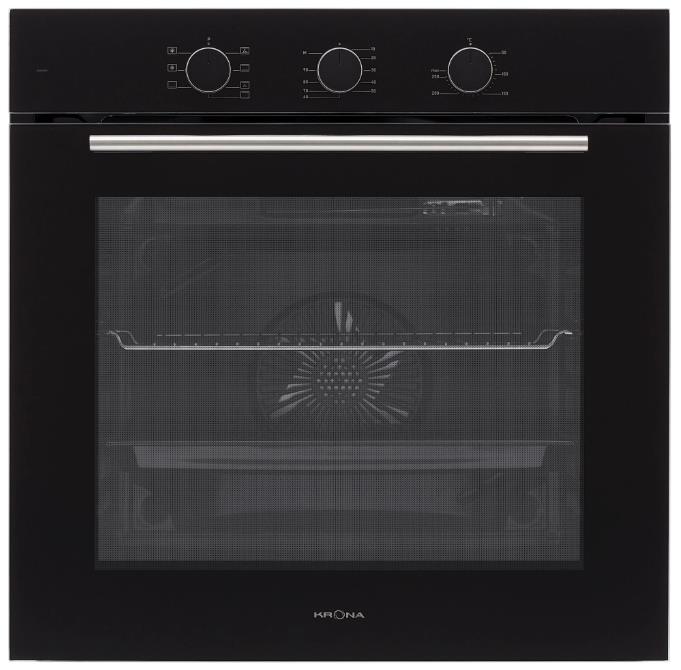 Изображение Духовой шкаф Krona ELEMENT plus 60 BL (72 л , чёрный)