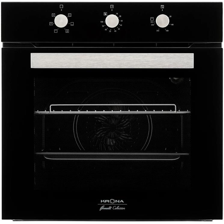 Изображение Духовой шкаф Krona ROMANA 60 BL (66 л , чёрный)