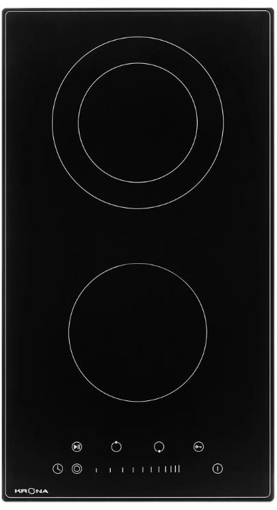 Изображение Варочная панель Krona LAUREL 30 BL (черный)