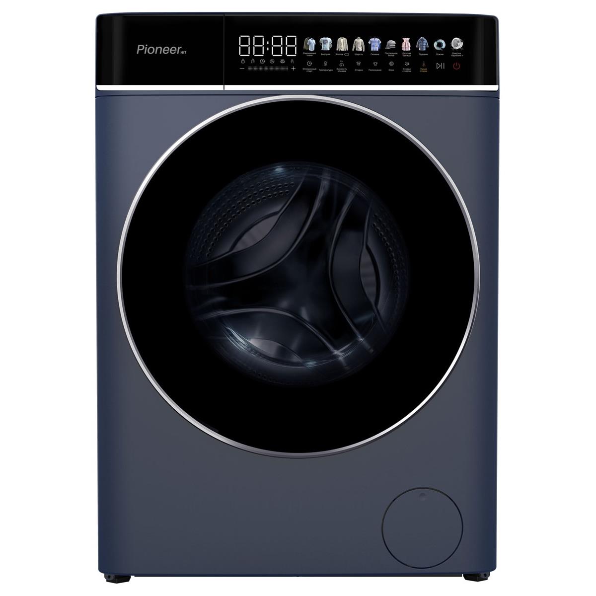 Изображение Стиральная машина Pioneer WM-248006BG, синий (фронтальная, 8 кг, 1400 об/мин )