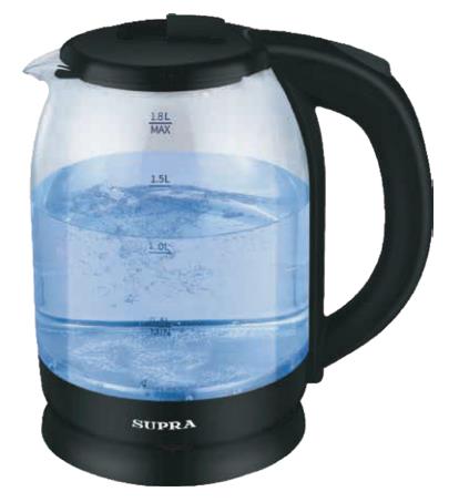 Изображение Электрический чайник Supra KES-1859G (1800 Вт/1,8 л /пластик/черный)