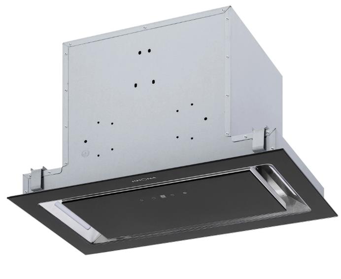 Изображение Встраиваемая вытяжка Krona SELINA 600 GLASS BLACK S (черный, )