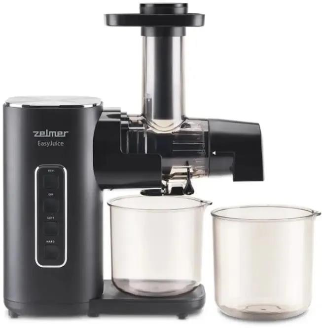 Изображение Соковыжималка Zelmer ZJP3900 (шнековая/150 Вт /черный, серебристый)