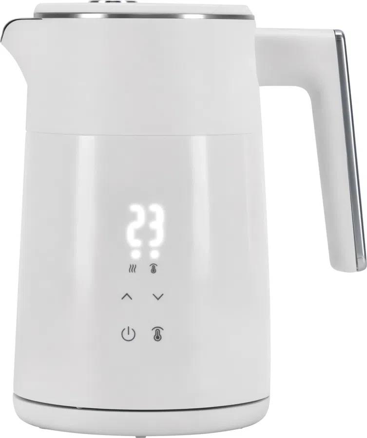 Изображение Электрический чайник Hyundai HYK-S9500 (2200 Вт/1,5 л /металл, пластик/белый)