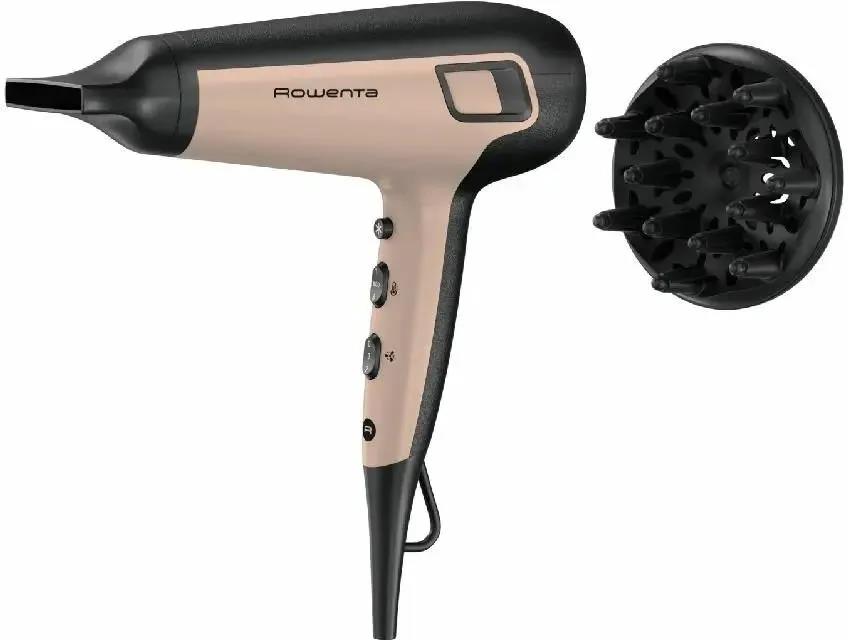 Изображение Фен Rowenta CV5E30E0  (1900 Вт /бежевый, черный)