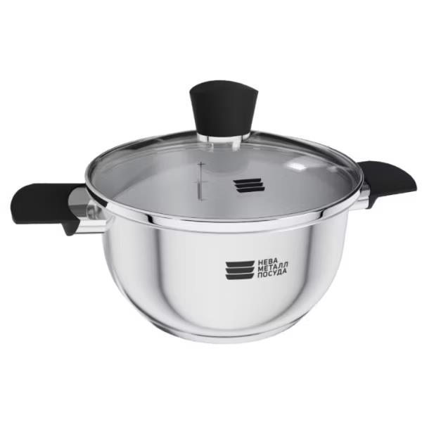Изображение Кастрюля НЕВА МЕТАЛЛ ПОСУДА КС228 "Vivo" (2,8 л )