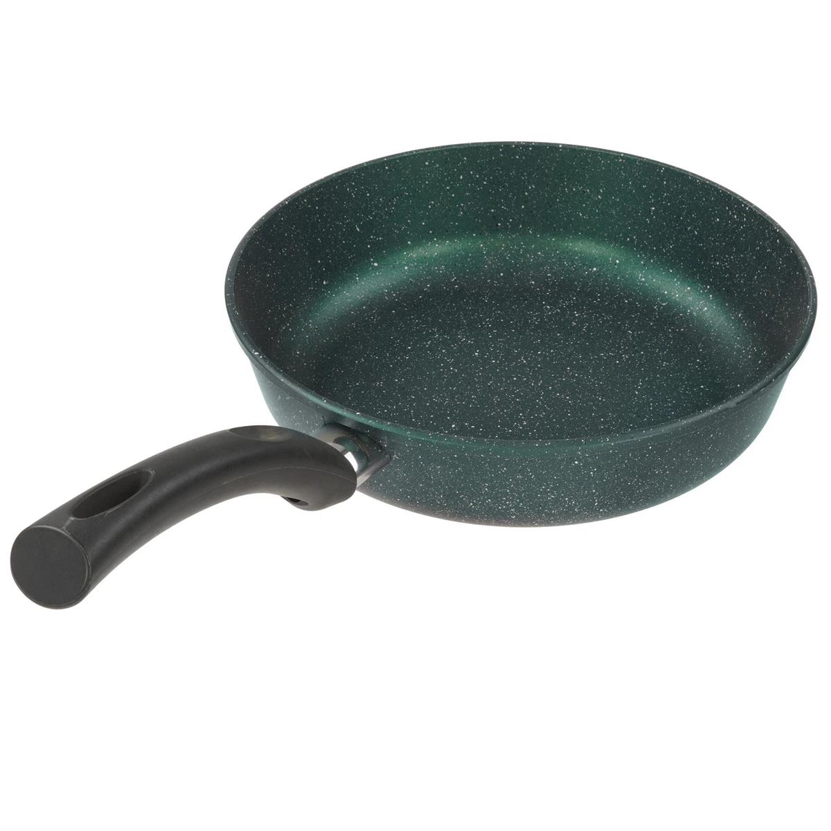 Изображение Универсальная сковорода НЕВА МЕТАЛЛ ПОСУДА 16128 28см "Каменная" Балтик грин н/р (28 см )