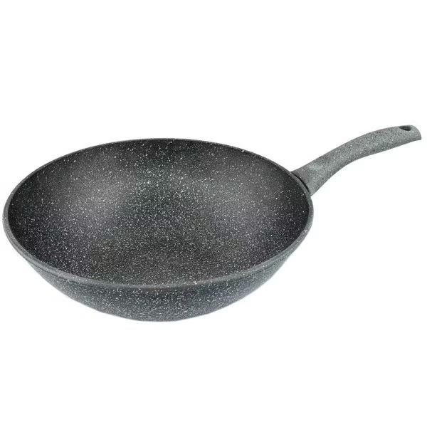 Изображение Универсальная сковорода НЕВА МЕТАЛЛ ПОСУДА 253130W 30 "Природные минералы" линия "Байкал" литая, н/р (30 см )