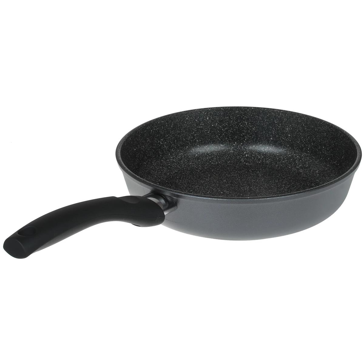 Изображение Универсальная сковорода НЕВА МЕТАЛЛ ПОСУДА 27124I 24см ПР ЛИТАЯ "Природные минералы" линия "Алтай" индукционная, н/р (24 см )