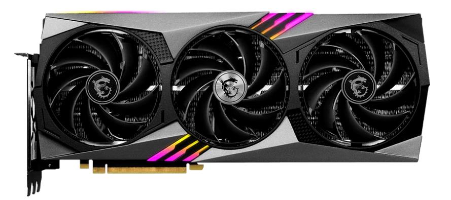 Изображение Видеокарта MSI NVIDIA GeForce RTX 4070 Ti 12Gb 12 Гб (NVIDIA GeForce RTX 4070 Ti, GDDR6X)/( RTX 4070 Ti GAMING X TRIO 12G)