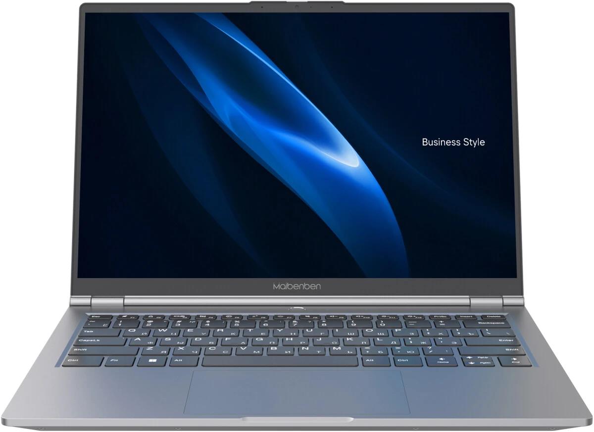 Изображение Ноутбук Maibenben Style B514B-i521UM (F2SLGRE2) (Intel 12450H 2000 МГц/ SSD 512 ГБ  /RAM 16 ГБ/ 14" 2880x1800/VGA встроенная/ Linux) (B514B-i521UMF2SLGRE2)