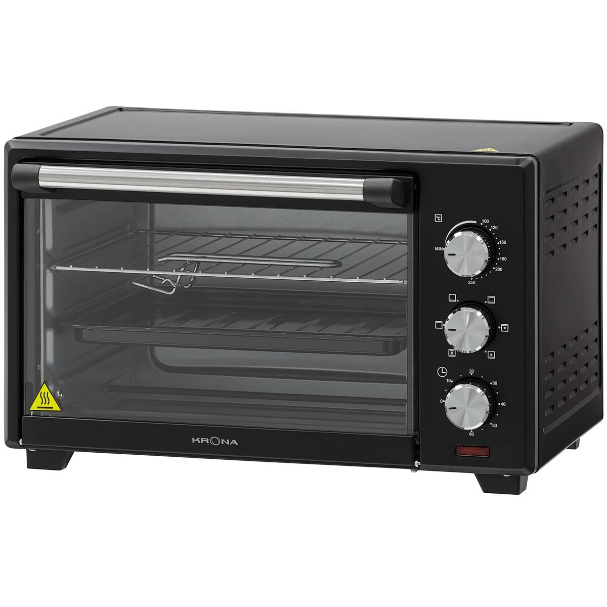 Изображение Электропечь Krona OFEN 28 BL (28 л /1600 Вт /черный)