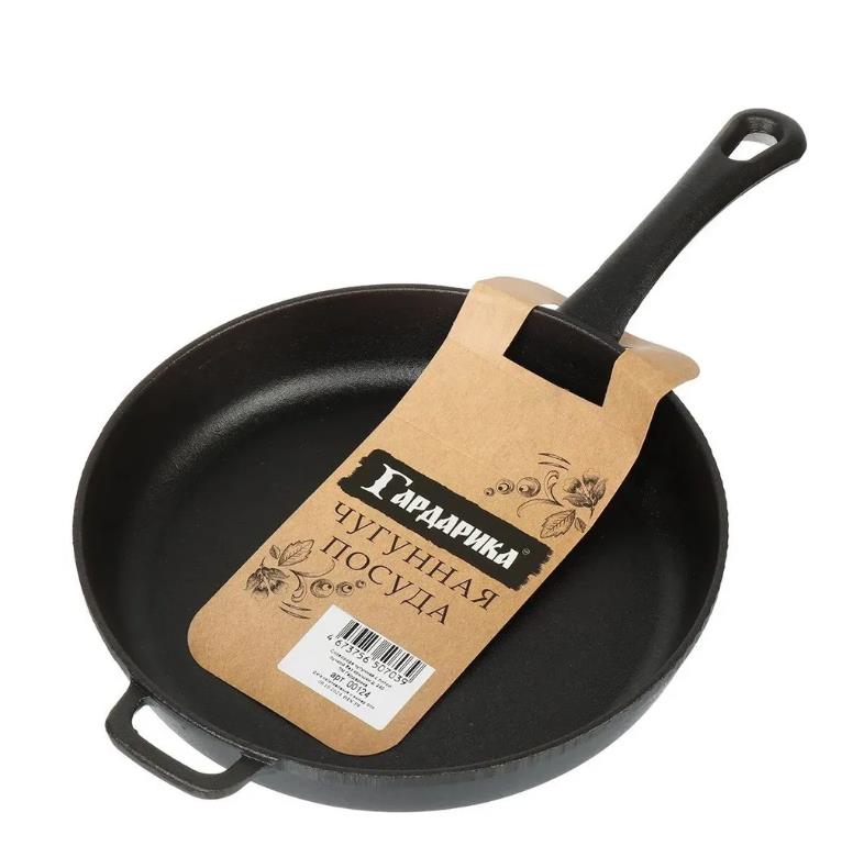 Изображение Универсальная сковорода Гардарика 00124 чугун лит/руч (24 см )