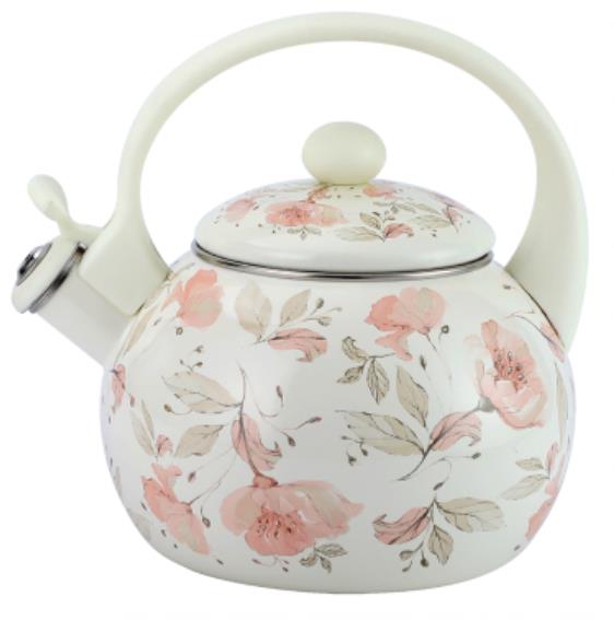 Изображение Чайник Zeidan Z-4558 (2,5, л л /рисунок, белый)