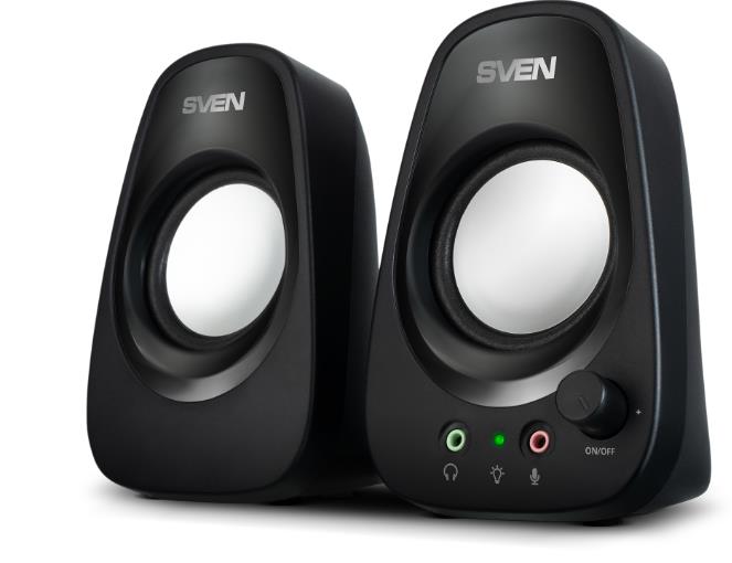 Изображение Компьютерная акустика Sven 190 (2.0 / 6 Вт  / черный)