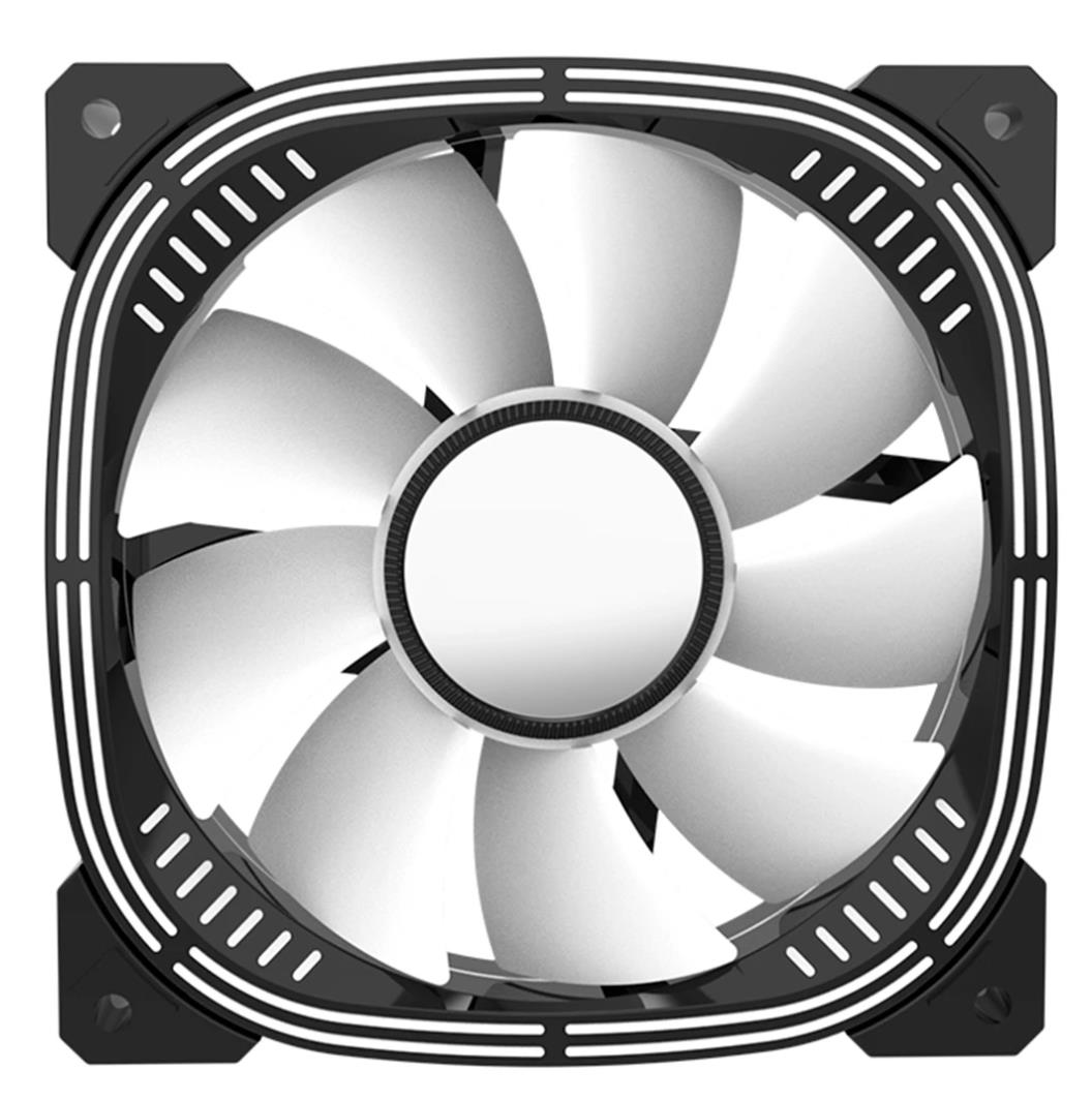 Изображение Вентилятор Alseye Luna-120-B-R (1800 об/мин , 120x120x25 мм,4-pin PWM)