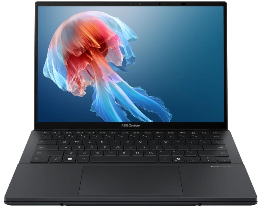 Изображение Ноутбук Asus UX8406CA Zenbook Duo (Intel 285H 2900 МГц/ SSD 1024 ГБ  /RAM 32 ГБ/ 14" 2880x1800/VGA встроенная/ Windows 11 Pro) (90NB14X1-M00EZ0)