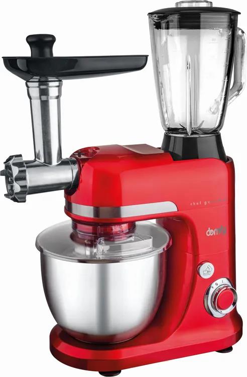 Изображение Кухонный комбайн Domfy DSС-KM502 (5 л /2000 Вт /красный)