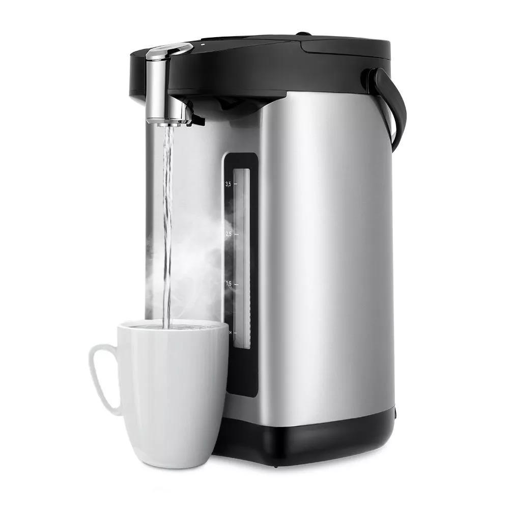 Изображение Термопот Kitfort КТ-2514 (4,3 л /900 Вт /черный, серебристый)