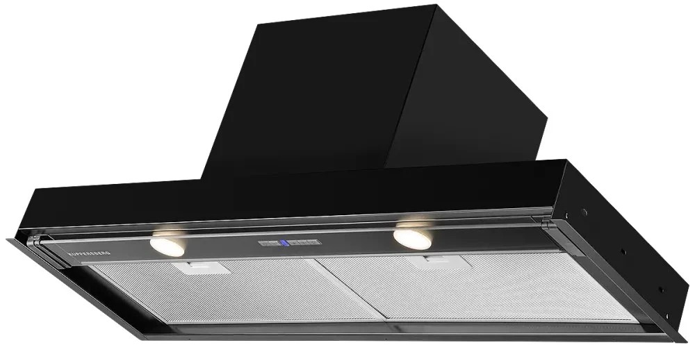 Изображение Встраиваемая вытяжка Kuppersberg NANCY S 90 B (черный, )