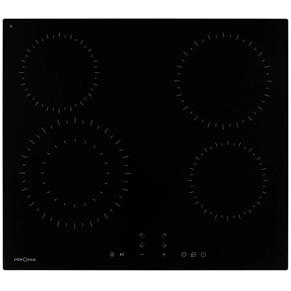 Изображение Варочная панель Krona ZAUBER 60 BL 1DZTK (черный)
