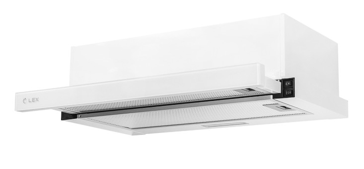 Изображение Встраиваемая вытяжка LEX HIDE G 600 (белый, )