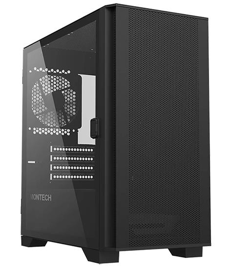 Изображение Корпус Montech AIR 100 LITE BLACK (mATX, Mini-ITX, черный, без БП)/(AIR 100 LITE BLACK)