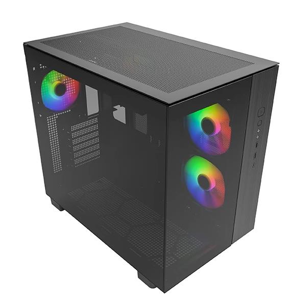 Изображение Корпус Montech KING 65 PRO Black (mATX, ATX, Mini-ITX, черный, без БП)/(King 65 PRO черный)