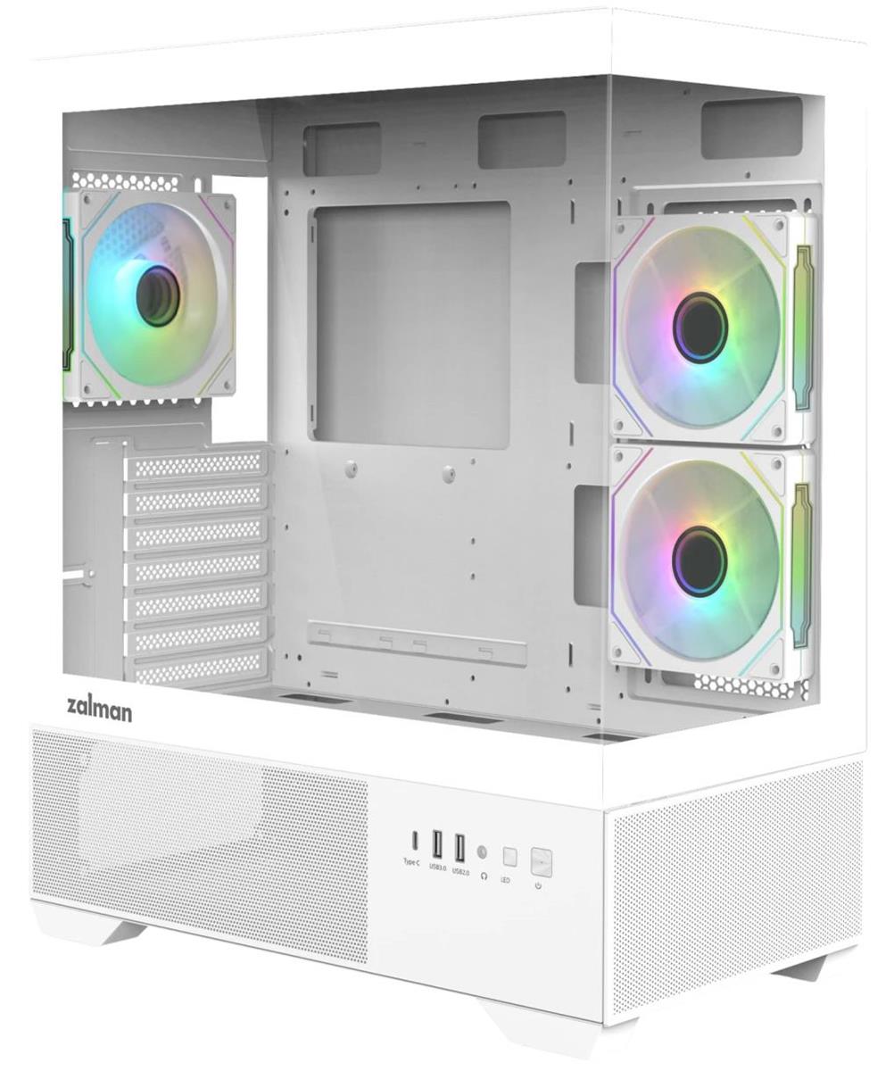 Изображение Корпус Zalman Chronix V2 White (mATX, ATX, Mini-ITX, белый, без БП)/(Chronix V2 White)