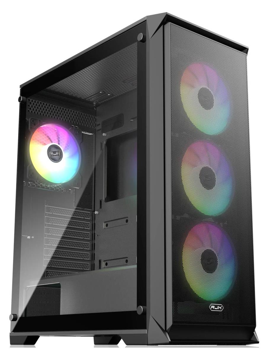 Изображение Корпус Raijintek Arcadia 41-MS4 Black (mATX, ATX, Mini-ITX, черный, без БП)/(0R20B00267)