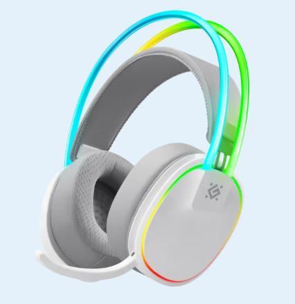 Изображение Bluetooth-гарнитура/наушники Defender Tsunami BT/2.4G (белый)