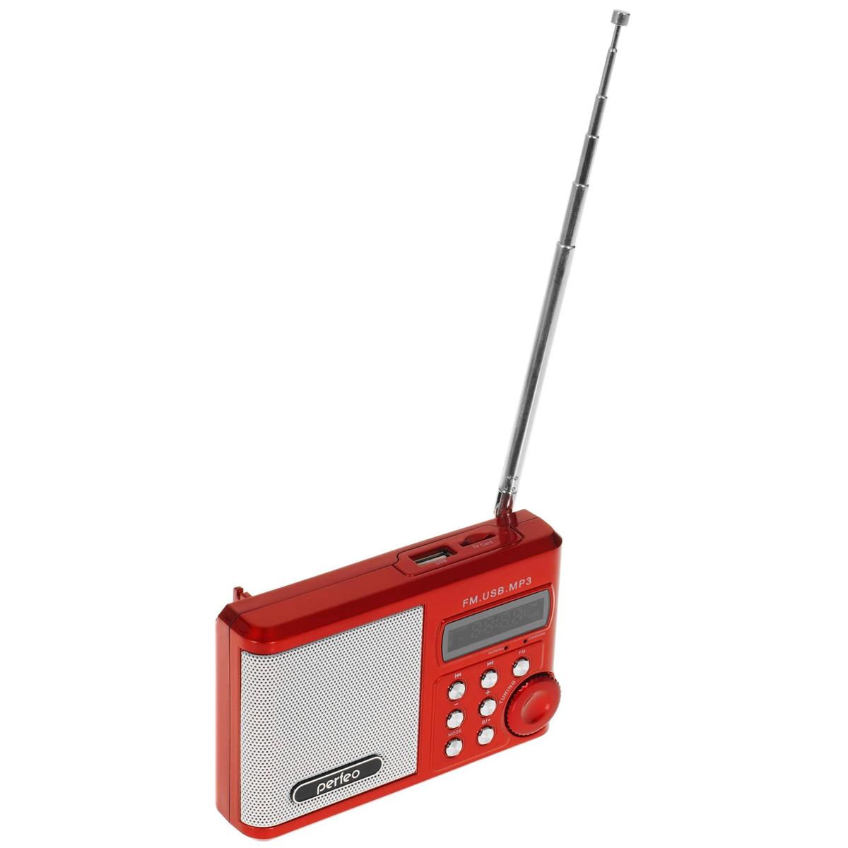 Изображение Радиоприемник Perfeo Sound Ranger Next красный