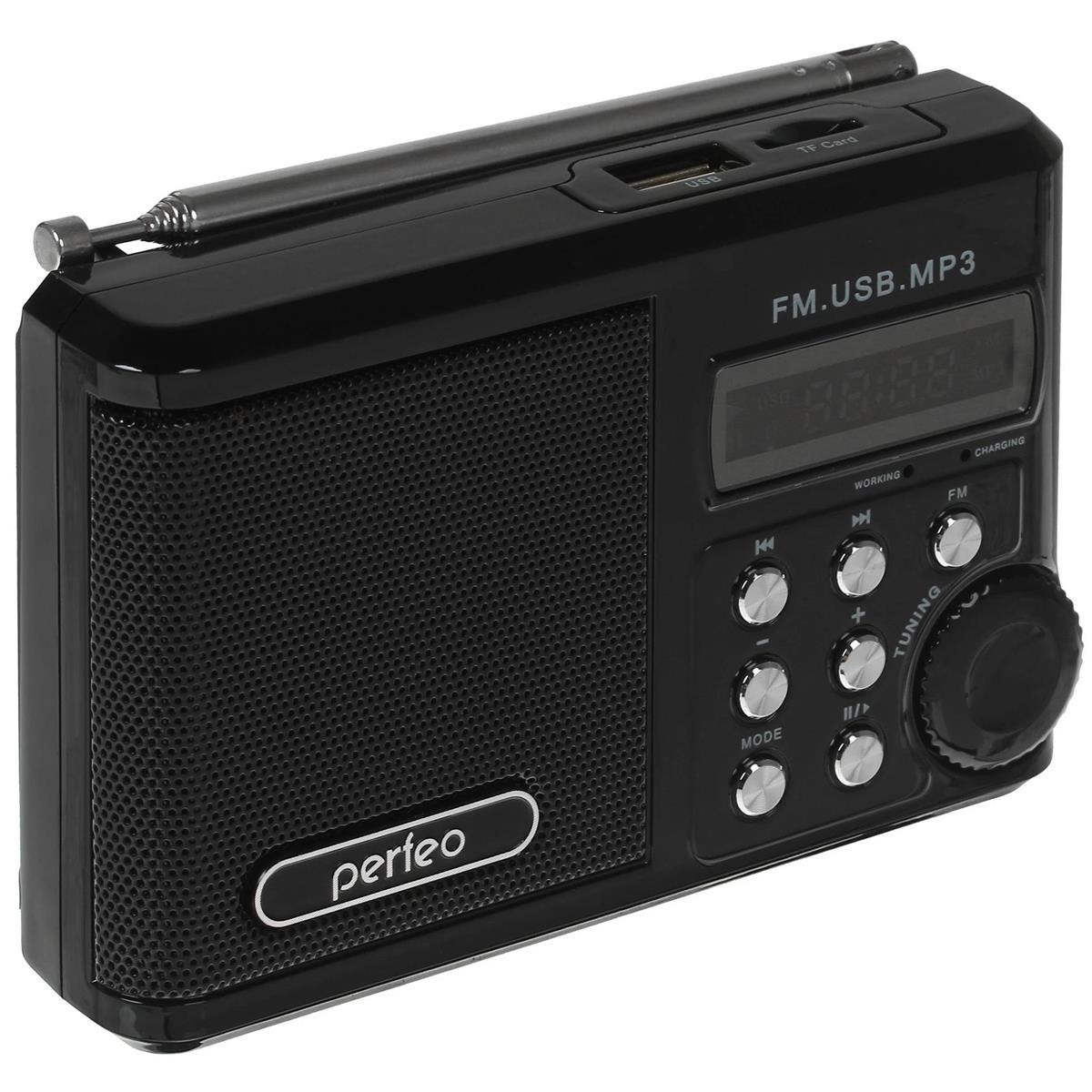 Изображение Радиоприемник Perfeo Sound черный