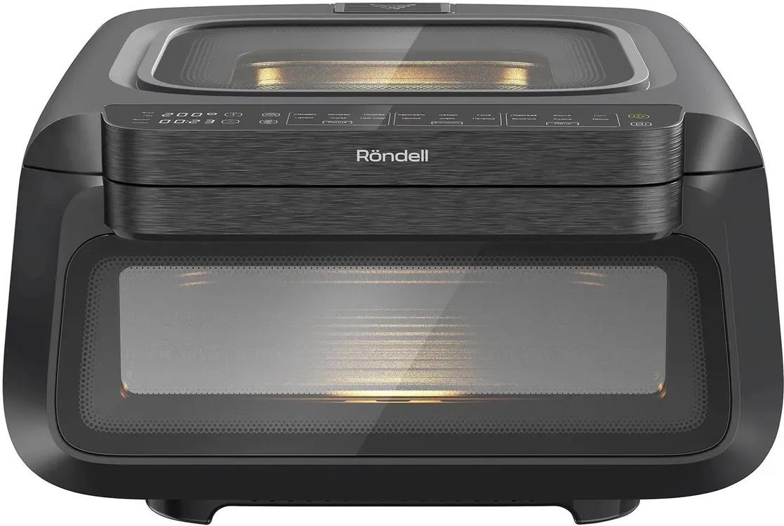 Изображение Аэрогриль Rondell RDE-AF111 2100Вт черный/серебристый (2100 Вт /13 л )