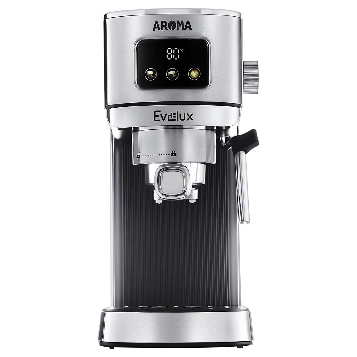 Изображение Кофеварка Evelux ECM 1009 Aroma (рожковая/1,2 л /1350 Вт )