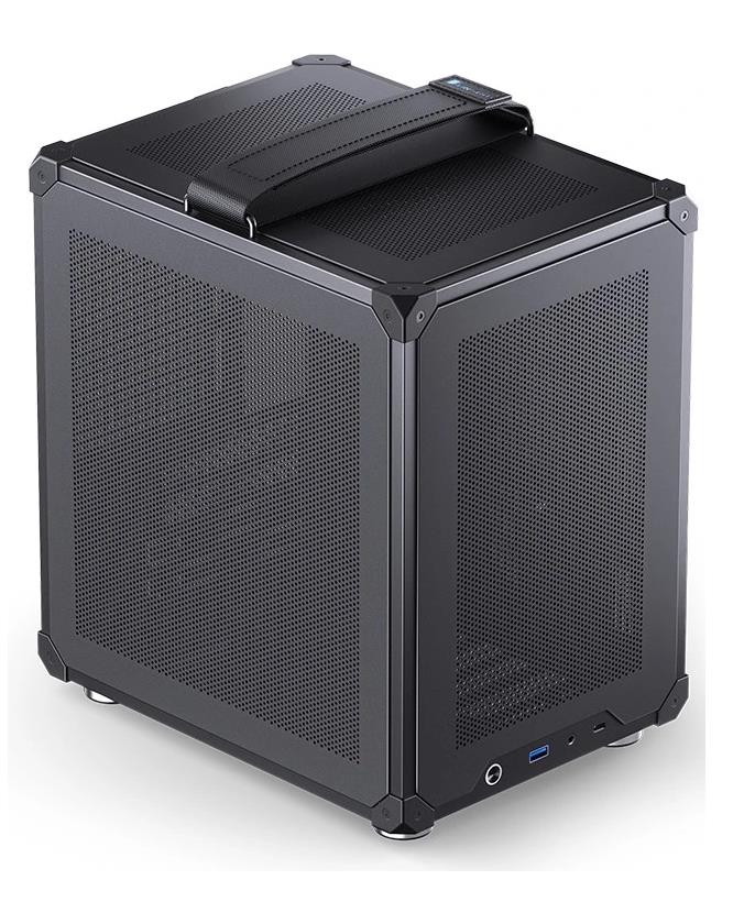 Изображение Корпус Jonsbo C6-ITX Black (Mini-ITX, Mini-DTX, черный, без БП)/(C6-ITX Black)