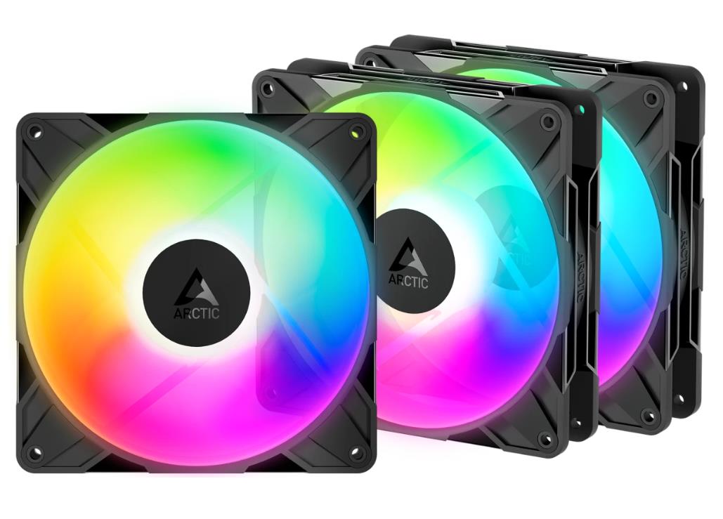 Изображение Вентилятор Arctic P14 Pro Reverse A-RGB Black (2650 об/мин , 140x140x30 мм,4-pin PWM)