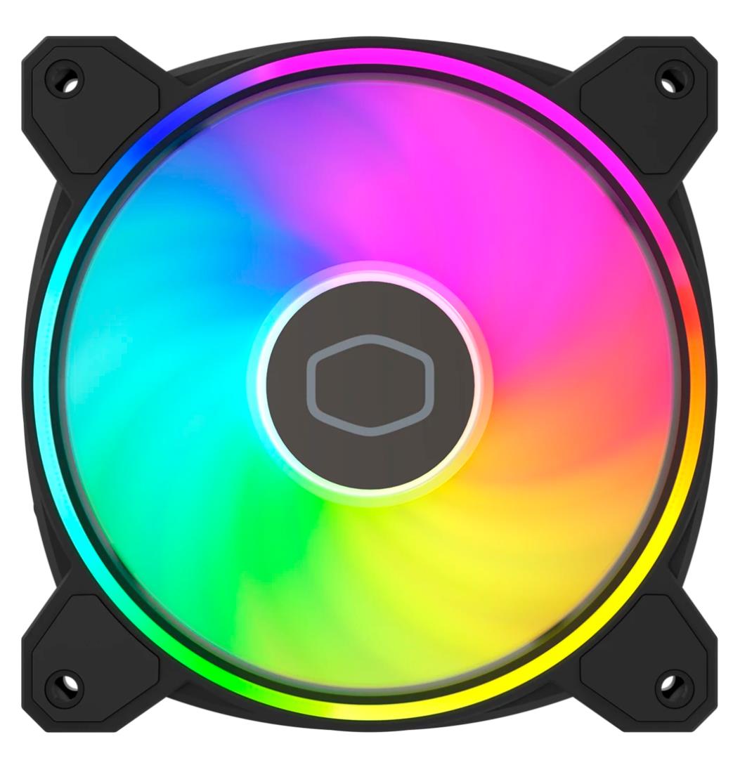 Изображение Вентилятор Cooler Master MasterFan MF120 HALO2 Black (2050 об/мин , 120x120x25 мм,4-pin PWM)