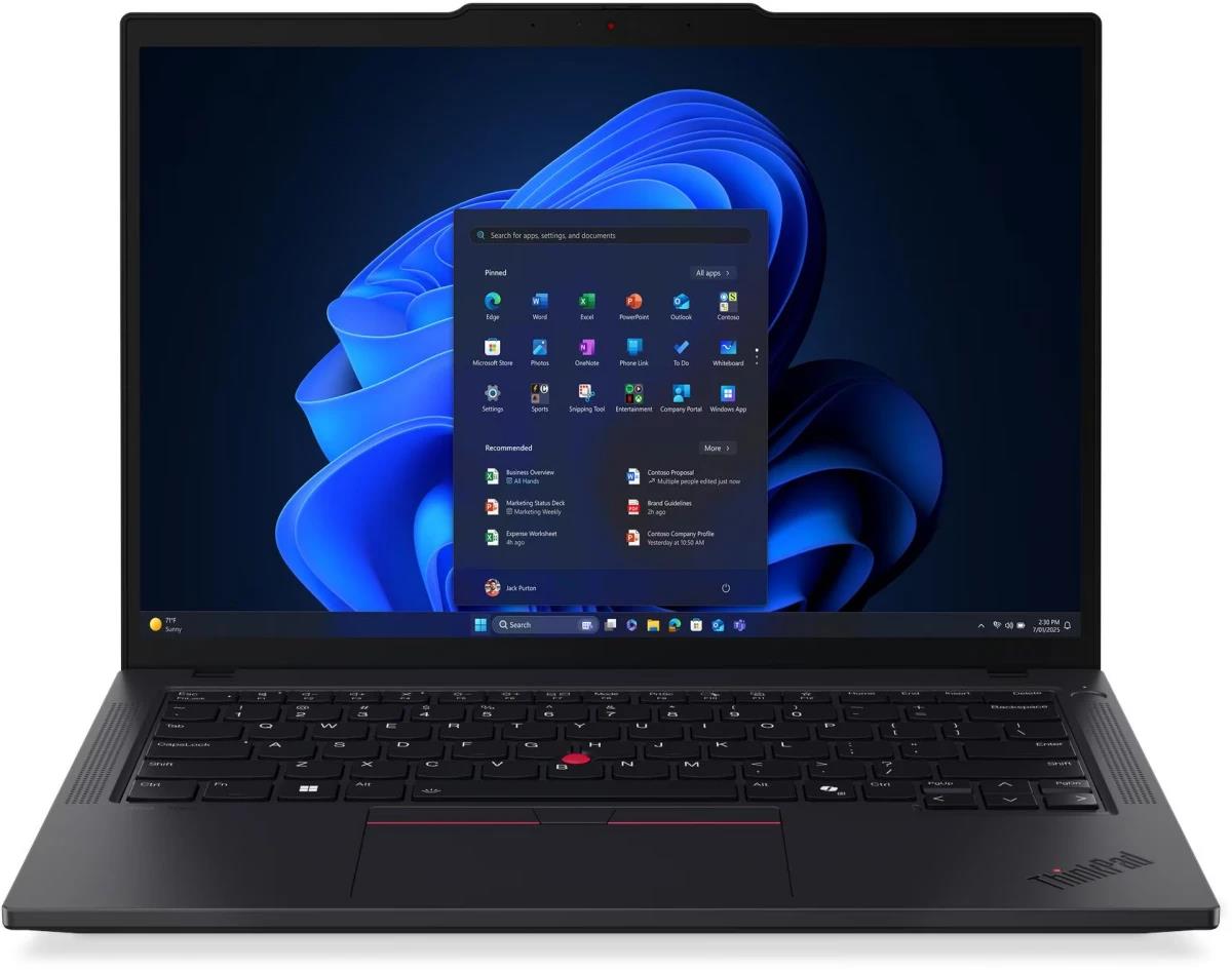 Изображение Ноутбук Lenovo ThinkPad T14 Gen 6 (Intel 225U 1500 МГц/ SSD 512 ГБ  /RAM 16 ГБ/ 14" 1920x1200/VGA встроенная/ Без ОС) (21QC006CFW)