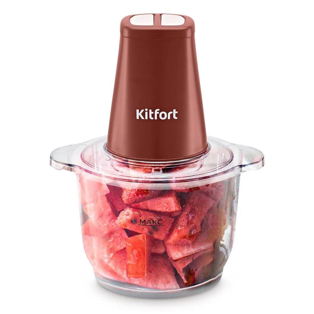 Изображение Измельчитель Kitfort КТ-3534  (2 л /500 Вт /красный)