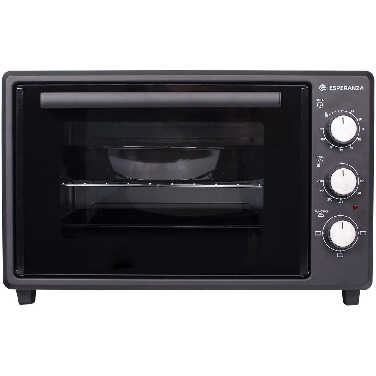 Изображение Электропечь Esperanza TO-38 BL (38 л /1480 Вт /черный)