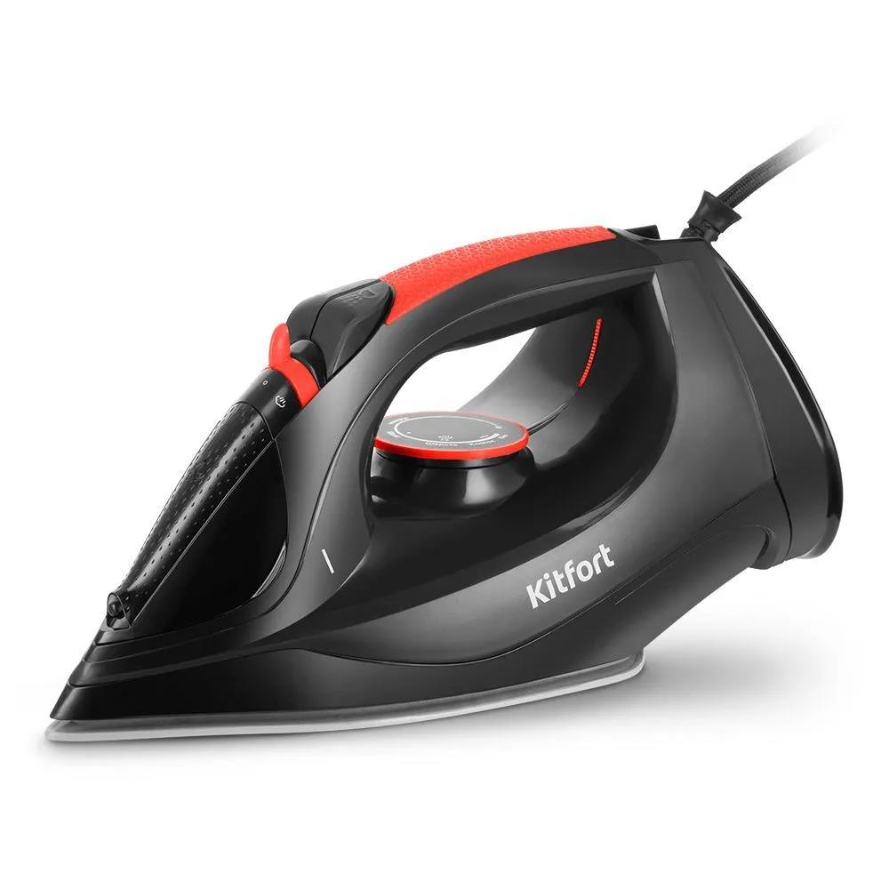 Изображение Утюг Kitfort КТ-2620 (2200 Вт/красный, черный)