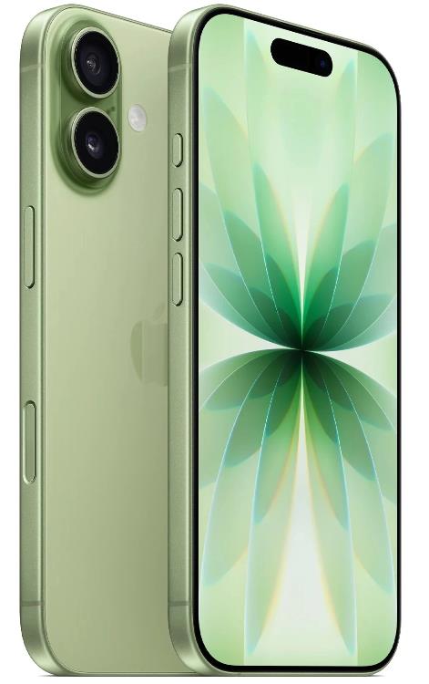 Изображение Смартфон Apple iPhone 17 A3520 (512 Гб/8 Гб) зеленый