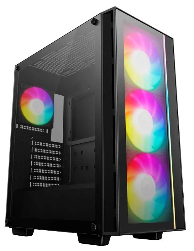 Изображение Корпус Deepcool MATREXX 55 V4 Black (mATX, ATX, Mini-ITX, черный, без БП)/(R-MATREXX55-BKADA4-G-4_1)