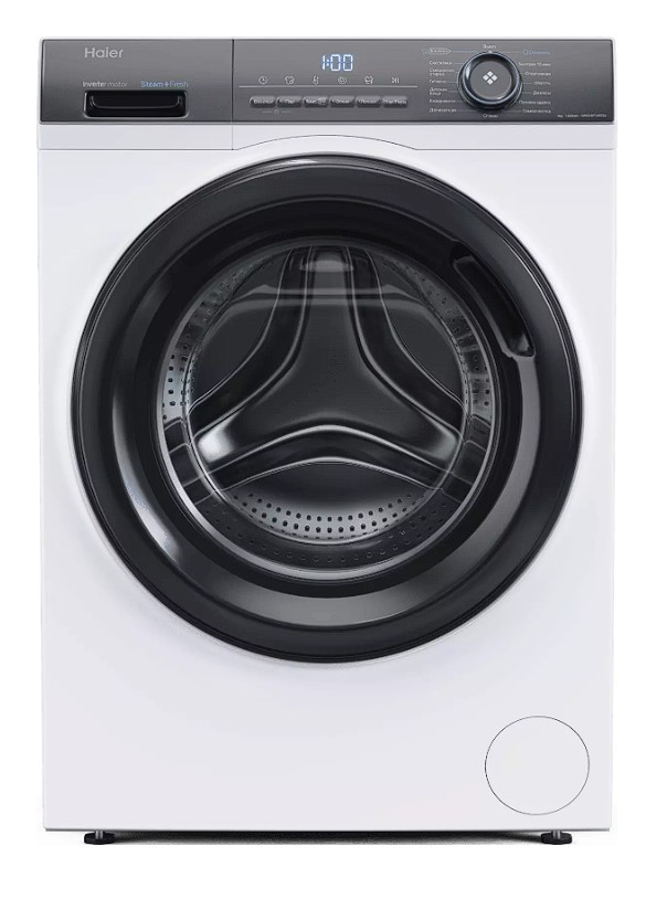 Изображение Стиральная машина Haier HW90-BP14929A, белый/черный (фронтальная, 9 кг, 1400 об/мин )